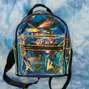 🌹 Iridescent Transparent Mini Book-bag 🌹